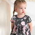 thumbnail image 2 of Gerber Baby Girls Short Sleeve Dresses, 2 Pack, Size Newborn - 24 Months, 2 of 8