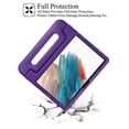 thumbnail image 6 of Artyond Case for Galaxy Tab A8 10.5 Inch 2022, Shockproof EVA Stand Portable Handle Kids Friendly Full Body Protective Case for Samsung Galaxy Tab A8 10.5" 2022 Model (SM-X200/X205/X207), Purple, 6 of 7