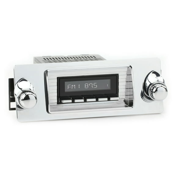 RetroRadio Compatible with 1947-53 Chevrolet Truck Features Include Bluetooth, AUX, AM/FM LABC-M1-101-253-06-76C