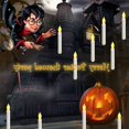 thumbnail image 4 of 12 velas cónicas LED sin llama, velas flotantes de Harry Potter con pilas compatibles con fiestas, aulas, bodas, decoración navideña, 4 of 5