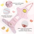 thumbnail image 6 of QBLEEV Dog Diaper Sanitary Pantie with Adjustable Suspender Washable Reusable Puppy Sanitary Panties Cute Pet Underwear Diaper Jumpsuits for Female Dogs-XL, 6 of 7