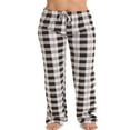thumbnail image 1 of Pantalon de Pyjama à Carreaux pour Femmes, Vêtements de Nuit, Cordon de Serrage, Coton, Bas Amples, 1 of 4