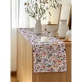 thumbnail image 5 of Table Runner 72 Inches Long for Kitchen Dining, Watercolor Floral Dresser Scarf Farmhouse, Dining Table Decorations for Wedding/Parties, Spring Flowers Plants Modern Rustic 14 x 72 In, 5 of 8