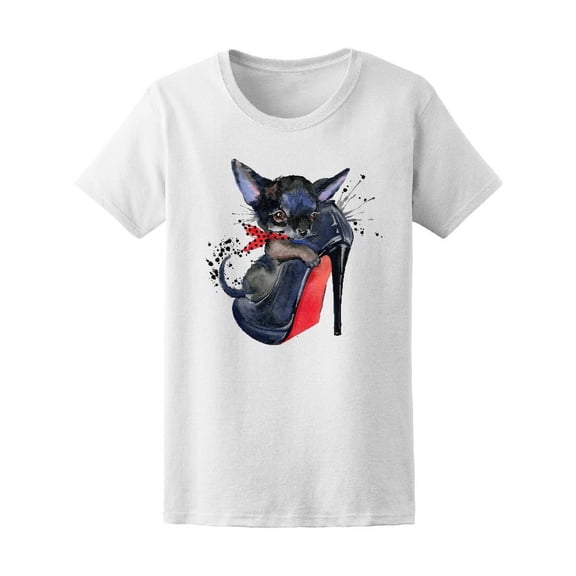 Cute Dog Toy Terrier  T-Shirt Women -Image by Shutterstock, Female x-Large