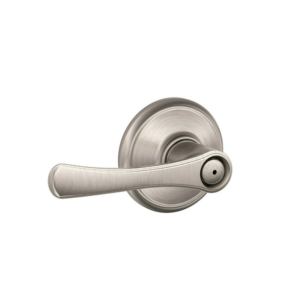 Schlage F40VVLA619 Avila Privacy Lever, Satin Nickel