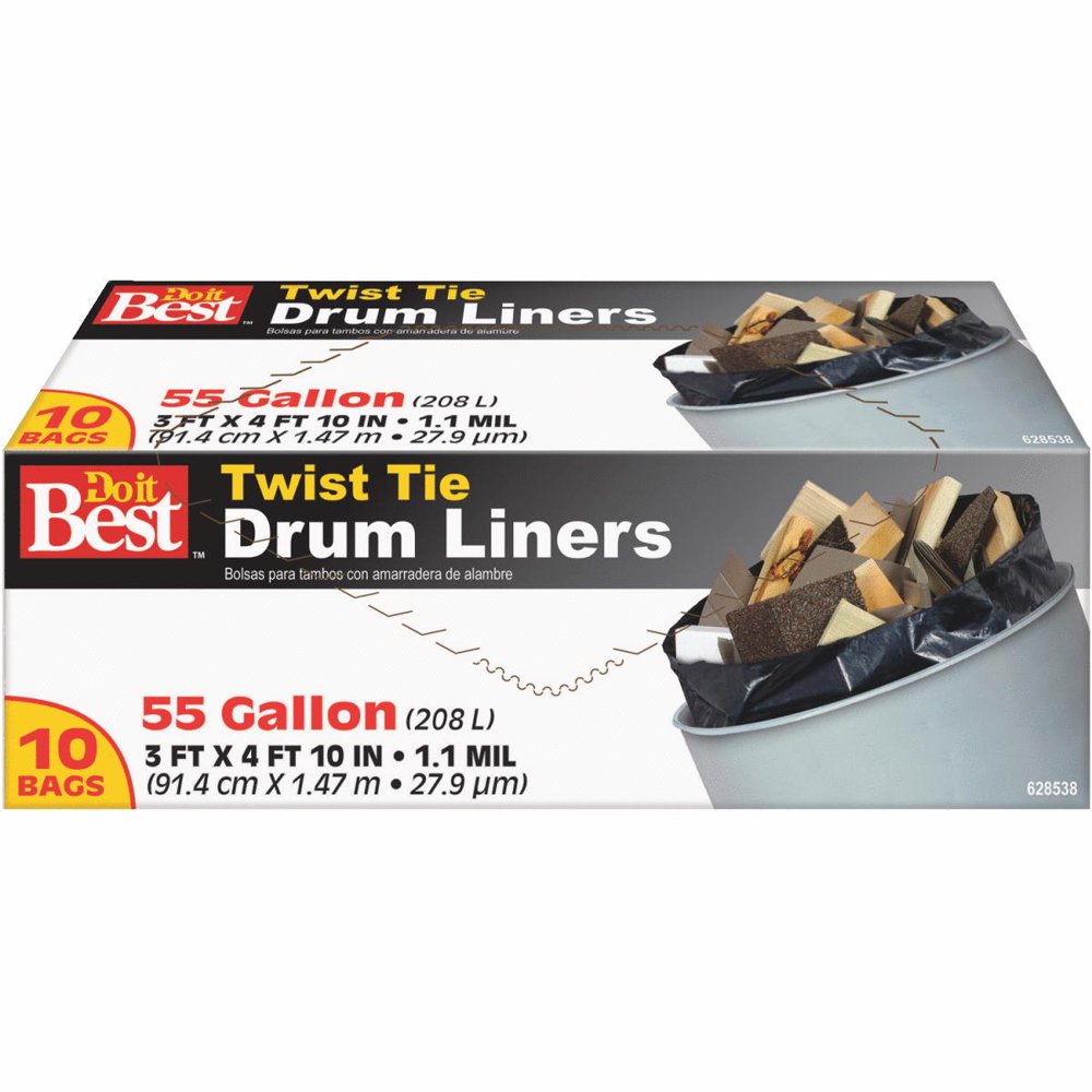 Presto Products 10ct 55 Gallon Drum Linr Bag 628538