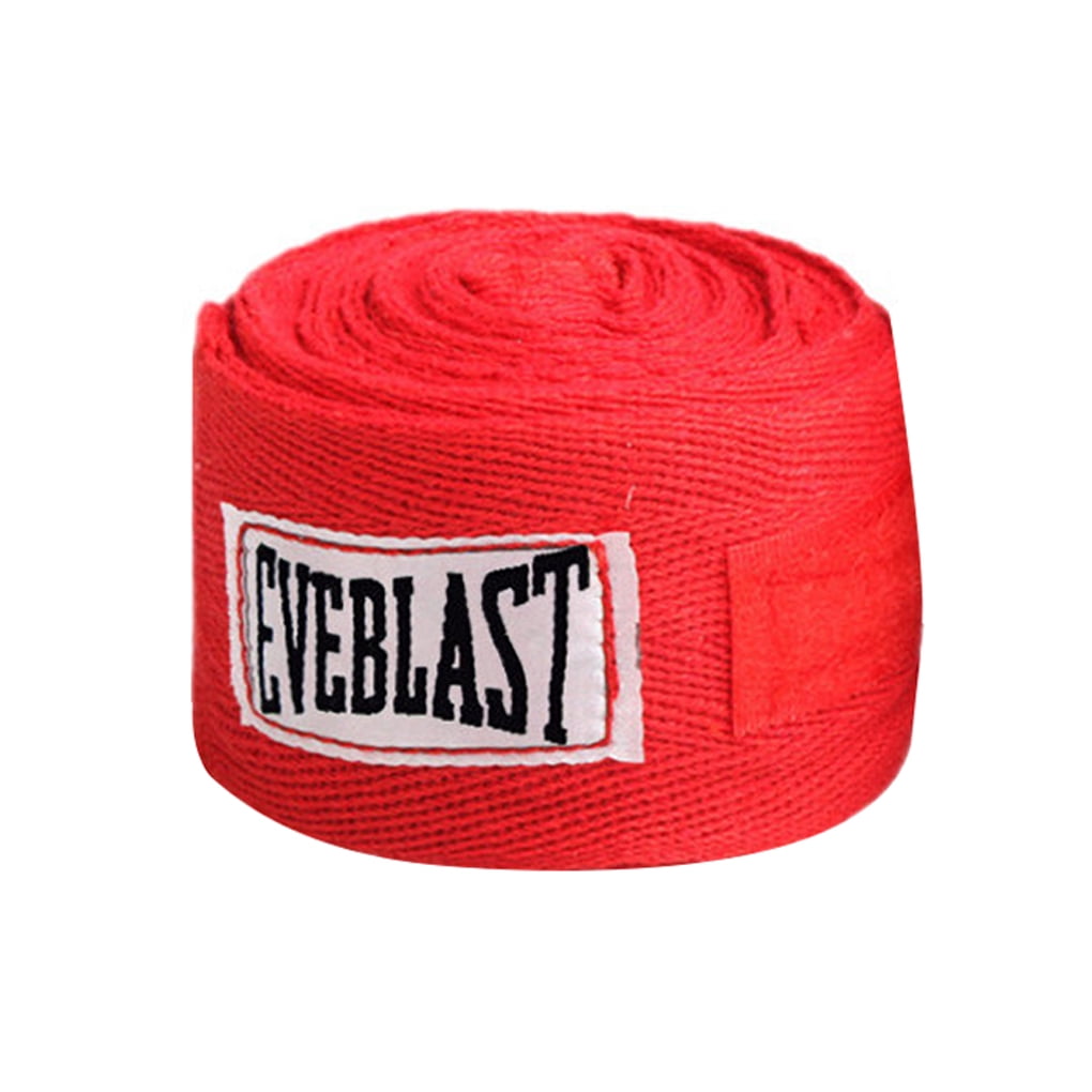 Boxing Bandages Cotton Kick Hand Wraps Sweat-absorbing Gym Sports Training Bandages, 5m, Red