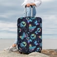 thumbnail image 7 of Pofeuu Blue Butterfly Print Luggage Suitcase Cover Protector Luggage Washable Covers Aesthetic for 18/24/28/32 inch Luggage（No luggage included）-Small, 7 of 7