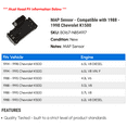 thumbnail image 2 of MAP Sensor - Compatible with 1988 - 1998 Chevy K1500 1989 1990 1991 1992 1993 1994 1995 1996 1997, 2 of 2