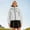 Light Gray, variant on Rain Jacket for Women Outdoor Lightweight Windproof Waterproof Zip Up Hooded Windbreaker with Pockets Outerwear