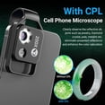 thumbnail image 4 of Mini Microscopio de Bolsillo para Teléfono 200X con Luz LED/Clip Universal, Cámara de Microscopio Digital Portátil (, con CPL), 4 of 5