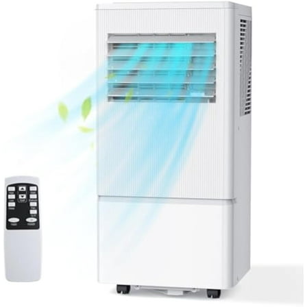 Ecotronic 10,000 BTU Portable Air Conditioner and Dehumidifier, White