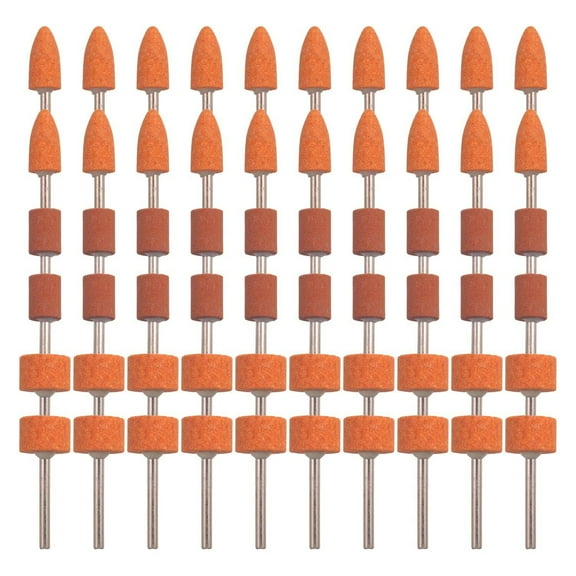 60Pcs Grinding Stone Set 1/8"Shank,Sanding Drill Bit for Rotary Tools 3Sizes