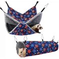 thumbnail image 1 of Ferret Pet Hammock Set Hanging Hammock, 1 of 5