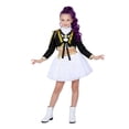 thumbnail image 6 of Halloween Pop Star Stage Cosplay Costume for Girls, Fancy Popular Singers Idol Stage Halloween Costume Outfit Set, Birthday Party Dress for Role Play Stage, 130, 6 of 9