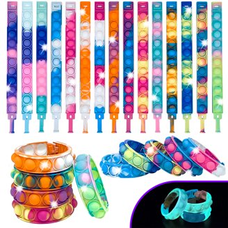 Lot De 9 Anneaux Magnétiques Anti-stress – Jouet Fidget Pour Adultes Et Ados, Idéal Pour L'anxiété, TDAH Et Concentration