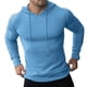 thumbnail image 2 of pstuiky camisa de manga larga para hombre, Chaqueta con capucha de punto para hombre, de manga larga, informal, de color liso camisetas de hombre xxl, 2 of 4
