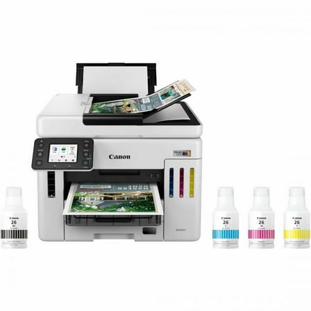 Canon GX7120 Wired & Wireless MegaTank Inkjet Multifunction Printer, Color