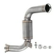 thumbnail image 2 of Mid Pipe, Exhaust Mid Pipe High Performance 304 Stainless Steel Long Durability Noise Reduction Heat Temperature  for 250 2017-2020, 2 of 7