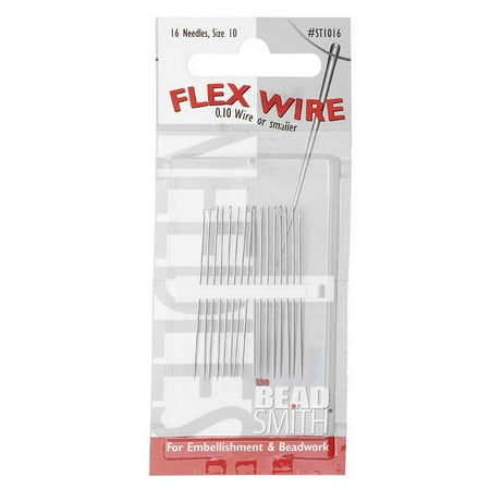 Beading Needles For Soft Touch .010 (16 Needles) Size 10