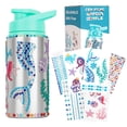 thumbnail image 1 of Kit de decoración de botellas de agua Fenreen con pegatinas de sirenas para niñas, 1 of 7