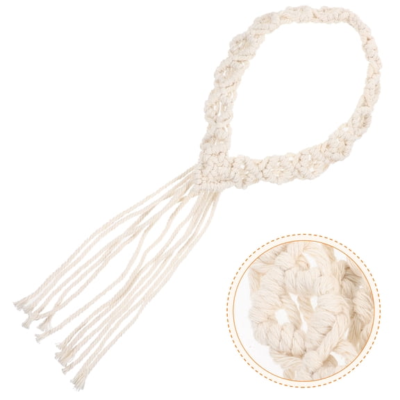 PAMINGONO 1Pcs Thick Hair Bands for Women Woven Rope Braided Design Versatile