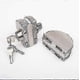 thumbnail image 5 of Double Glass Door Lock 304 Stainless Steel, Both Sides Open Frameless Door Hooks For 10-12mm Thickness Glassa - Mishan, 5 of 5