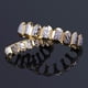 thumbnail image 5 of Juego de tapabocas navideños plateados con colmillo brillante Plata, 5 of 8