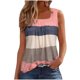 thumbnail image 2 of mfyjkho Camisetas Sin Mangas, Blusas Plisadas Informales De Verano Con Rayas Y Costuras Sin Mangas Para Mujer Tops Elegantes Para Mujer Xxl, 2 of 6