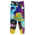 thumbnail image 3 of Geometry Dash Men's Athletic Joggers Stretch Sweatpants Running Workout Gym Track Golf Pants for Men, 3 of 7