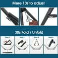 thumbnail image 2 of Tranquillo Hamac Double avec Support Inclus pour 2 Personnes / Support de Hamac Pliable Capacité de 600 Lb Étui Portable - Maison, Extérieur, Camping, Brun, 2 of 8