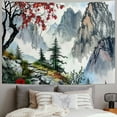 thumbnail image 2 of Fenyluxe  Japanese Tapestry, Cherry Blossom Tapestry, Asian Japanese Wall Tapestry, Nature Landscape Tapestries for Bedroom Living Room Home Decor 40x30inch, 2 of 6