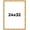 Gold Bamboo, variant on 24x32 Frame White Solid Wood Picture Frame Includes UV Acrylic Shatter Guard Front, Acid Free Foam