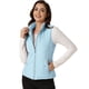 thumbnail image 1 of Día de San Patricio Chaleco Acolchado Ligero Con Cremallera Y Cuello Alto Para Mujer Bebe azul S, 1 of 6