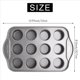 thumbnail image 5 of 3X Mini Platillo para Pastel de Queso de 12 Cavidades con Fondo Desmontable de 36 Piezas, 5 of 5