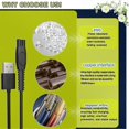 thumbnail image 5 of USB Charger Cable compatible Electric Shaver Models - 2 Pack, Compatible with QP2724 QP2834 QP1924 MG9520_Perfect Gift, 5 of 5