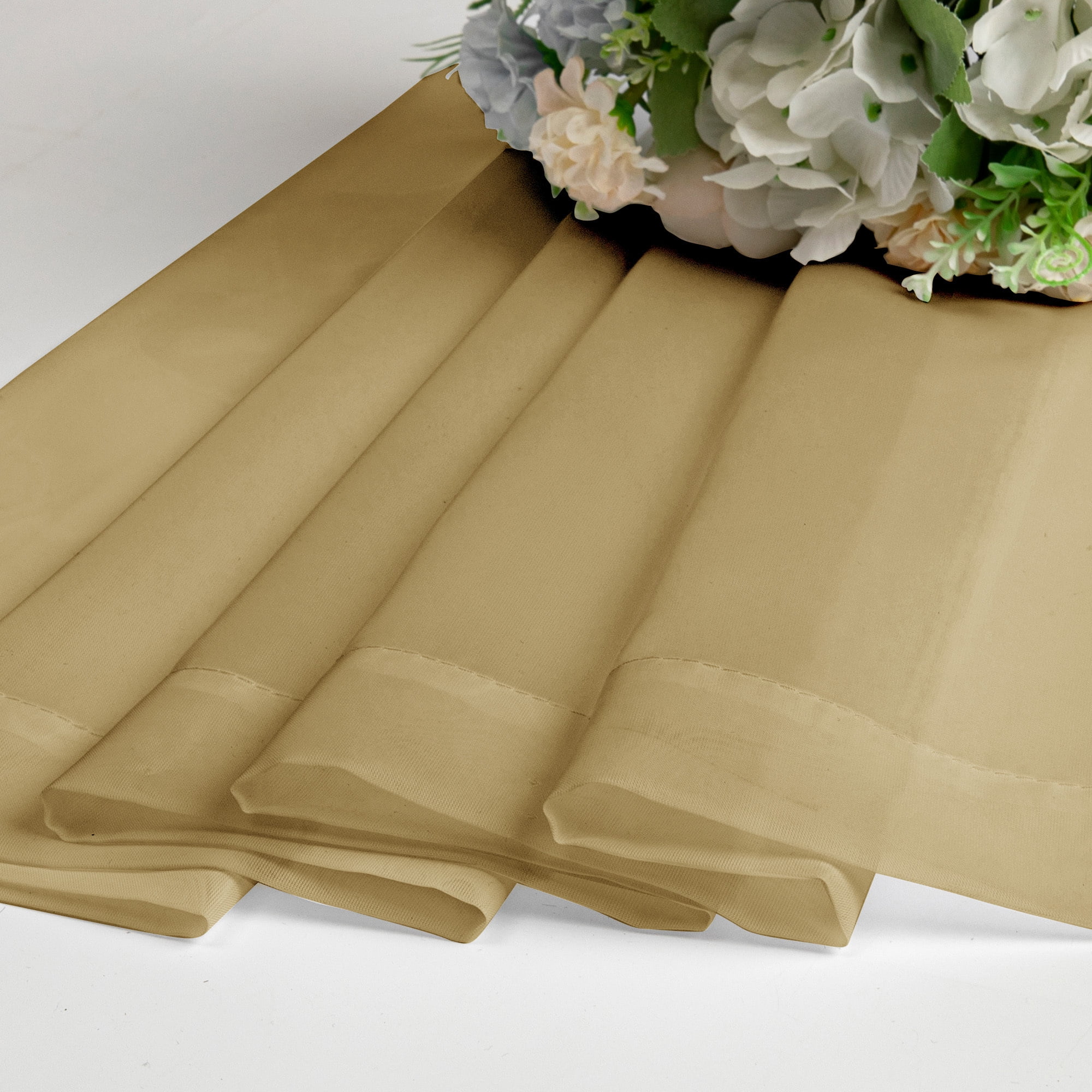 OVZME 2 Panels Sheer Curtains 63 Inches Length Window Treatments for Kitchen, Elegant Airy Transpare(图5)