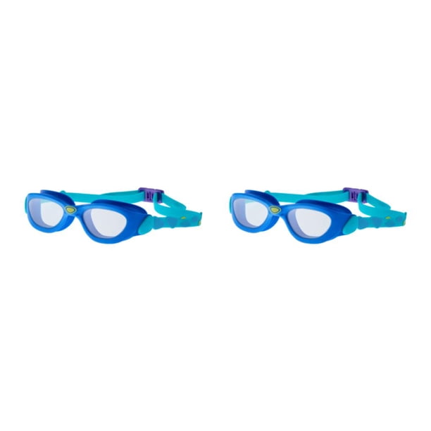 Gafas de natación Soidarity Clear View Alta Definición Correa Ajustable Anillo Azul 2Conjunto