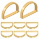 thumbnail image 1 of ADDHAT 8Ud Anillos De Servilleta Dorados Para Manteles De Con Resistente, 1 of 7