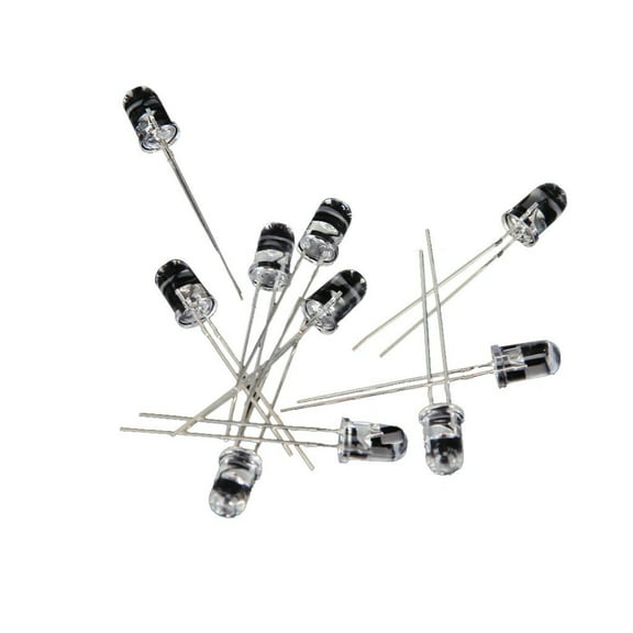 2025 New! 10pcs 5mm IR LED Infrared Light Emitting Diode.