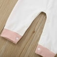 thumbnail image 7 of Baby Onesies Easter Bunny Embroidered Color Matching Long Sleeved Jumpsuit Crawling Suit Baby Onsies Pink 3 Months-6 Months, 7 of 7