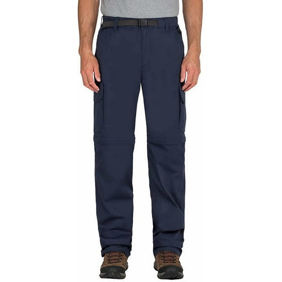 BC Clothing Men’s Convertible Pant (Lx30, Slate)