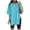 Sky Blue, variant on HCYSFG Womens Oversized T Shirts Crewneck Short Sleeve Side Slit Detail Casual Tees Loose Fit Summer Tunic Classic Everyday Tops