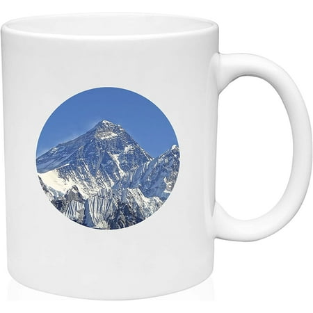 

Coffee Mug Snow Capped Mountains Pub White Coffee Mug Funny Gifts Cup