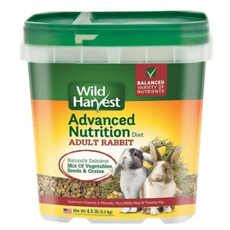 UPC: 0026851835448 | Wild Harvest Advanced Nut Diet for Rabbits 4.5 lbs