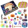 Michellecmm Advent Calendars Fidget Toy Set 29 DAYS Christmas Halloween Countdown Surprise Gifts for Kids Fidget Pack Sensory Squeeze Fidget Toy Set for Xmas Party