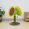 thumbnail image 2 of Catry Double Bloom Sunflower Cat Scratcher, 2 of 9