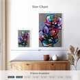 thumbnail image 4 of Elephant Stock Abstract Orchid Wall Art - Vertical Canvas Wall Art - Living Room Wall Decor - Floral And Botanical Canvas - Gray And Black Decor - 8" x 12", 4 of 8