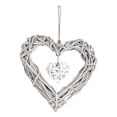 thumbnail image 1 of GROWTH TANK Rustic Hanging Heart Shape Rattan Wicker Wreath for Wall Home Window Party Valentine's Day Decoration Handicraft, 1 of 8