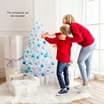 thumbnail image 3 of Patiojoy 5ft White Artificial PVC Christmas Tree Festive Winter w/Stand, 3 of 10
